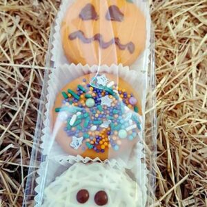 Bolsita con 3 oreo recubiertas halloween