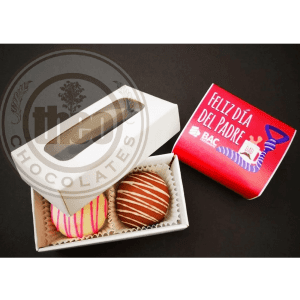 Caja 2 Bombones De Chocolate