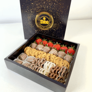 Caja pretzels con chocolates