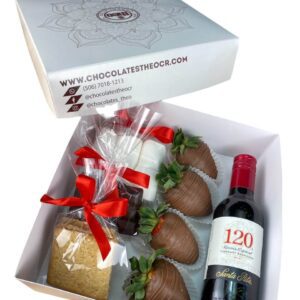 Caja S'mores con vino