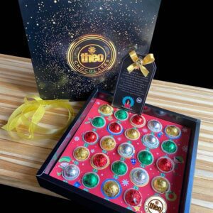 Calendario de adviento con chocolates