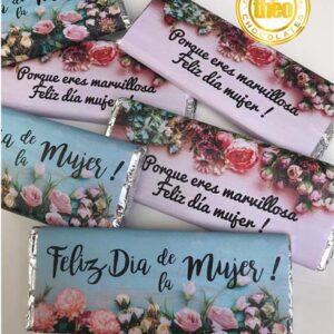 Barras chocolate dia de la mujer