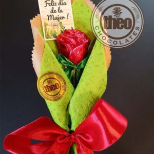 Ramo rosa de chocolate dia de la mujer