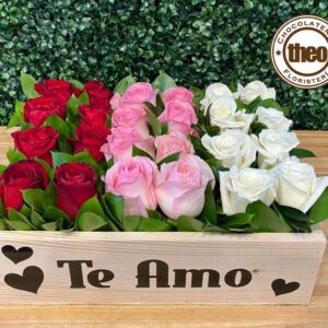 Tridente de Rosas Te Amo