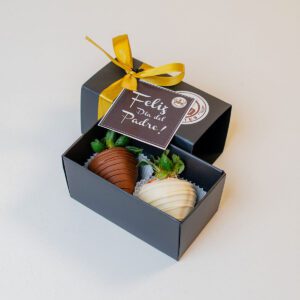 Cajita 2 fresas "Feliz Día del Padre"