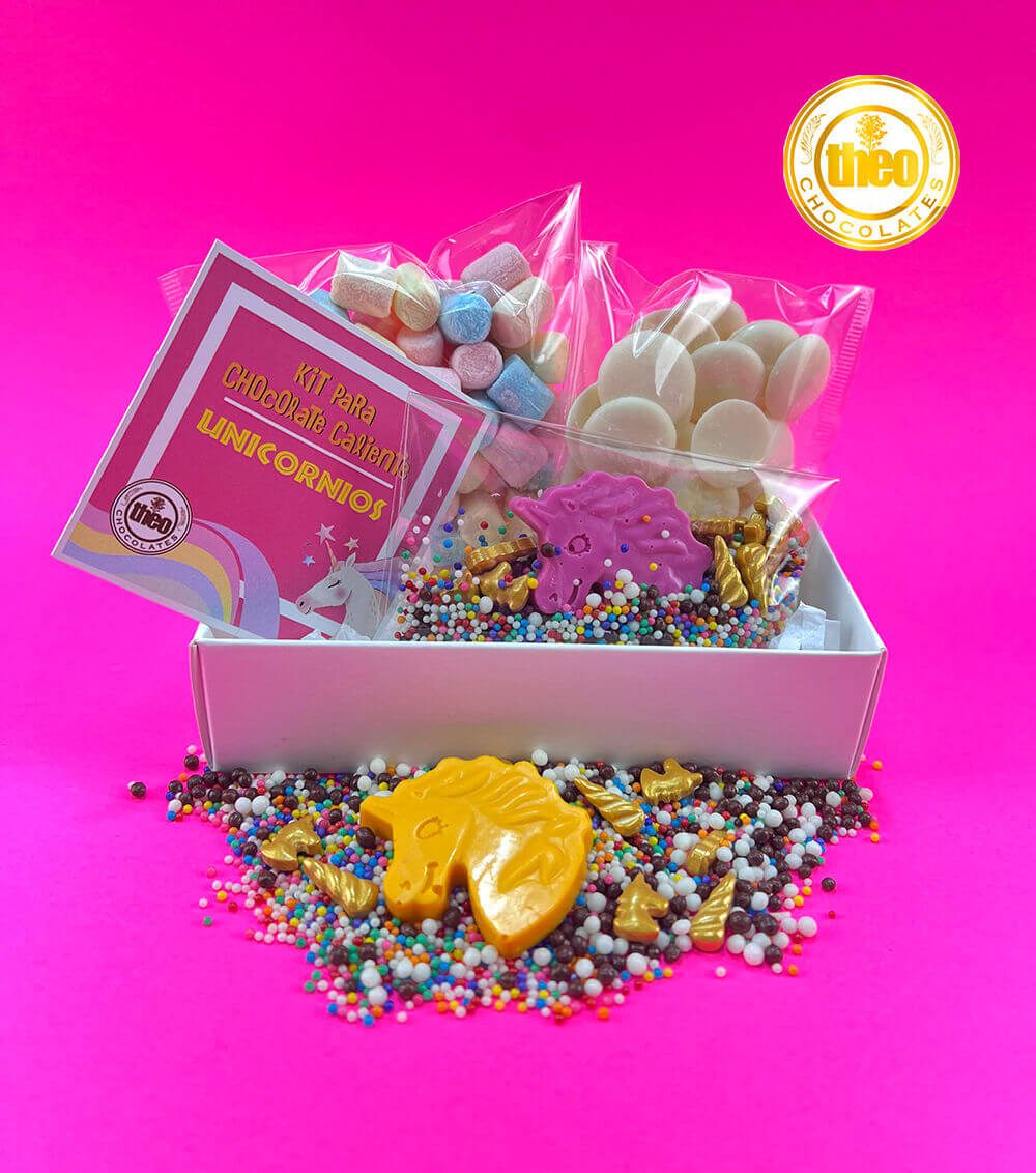 Kit para hacer Chocolate Caliente unicornios