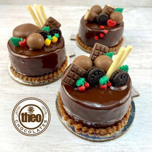 pasteles de chocolate personales