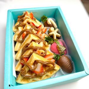 Waffles "Dulce Navidad"