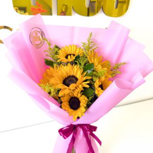 Ramo con seis girasoles