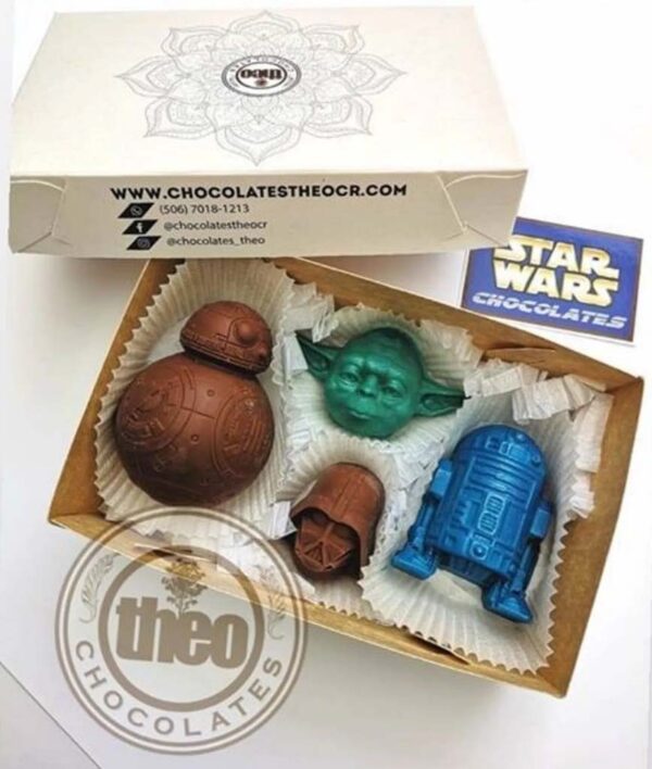 Caja con chocolates de Star Wars