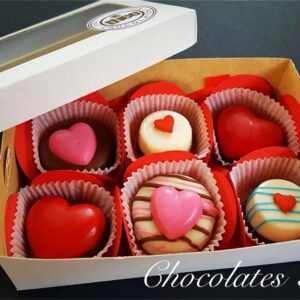 Caja de chocolates para San Valentin 6 unidades