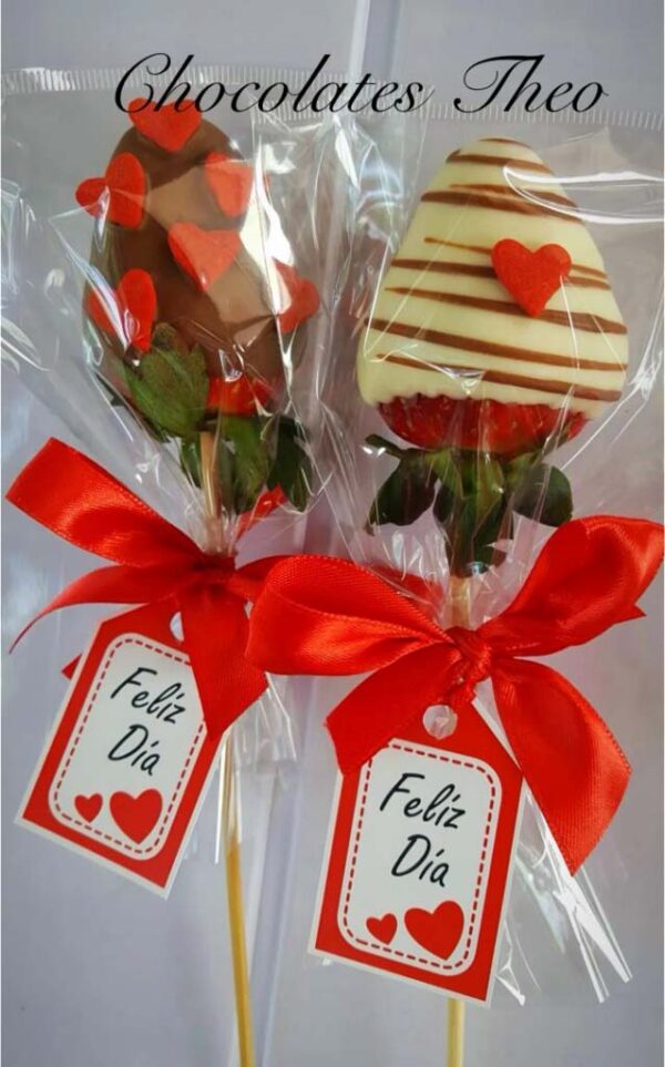 Fresa con chocolate San Valentín