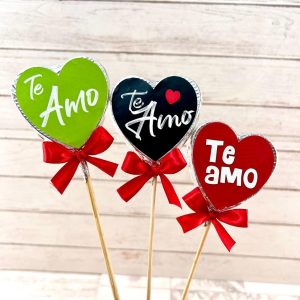 Paletas de corazón Te Amo