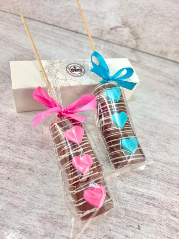 Pincho con marshmallows amor