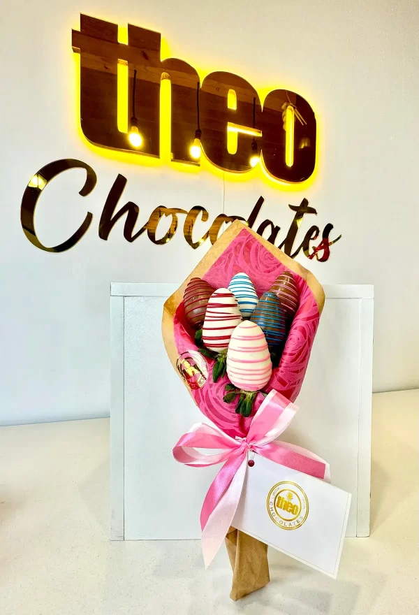 Ramo con 6 fresas con chocolate - Image 2