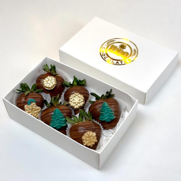 4 fresas navidad