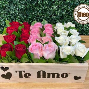 Tridente de Rosas Te Amo