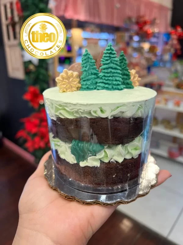 Queque navidad chocomenta personal webp